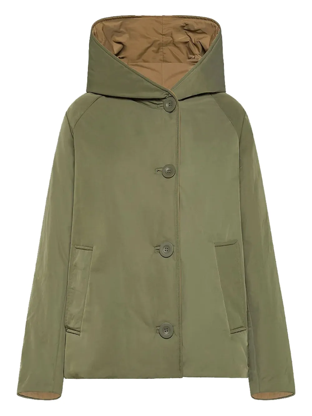 OOF WEAR chamarra con capucha reversible | verde | Image 1