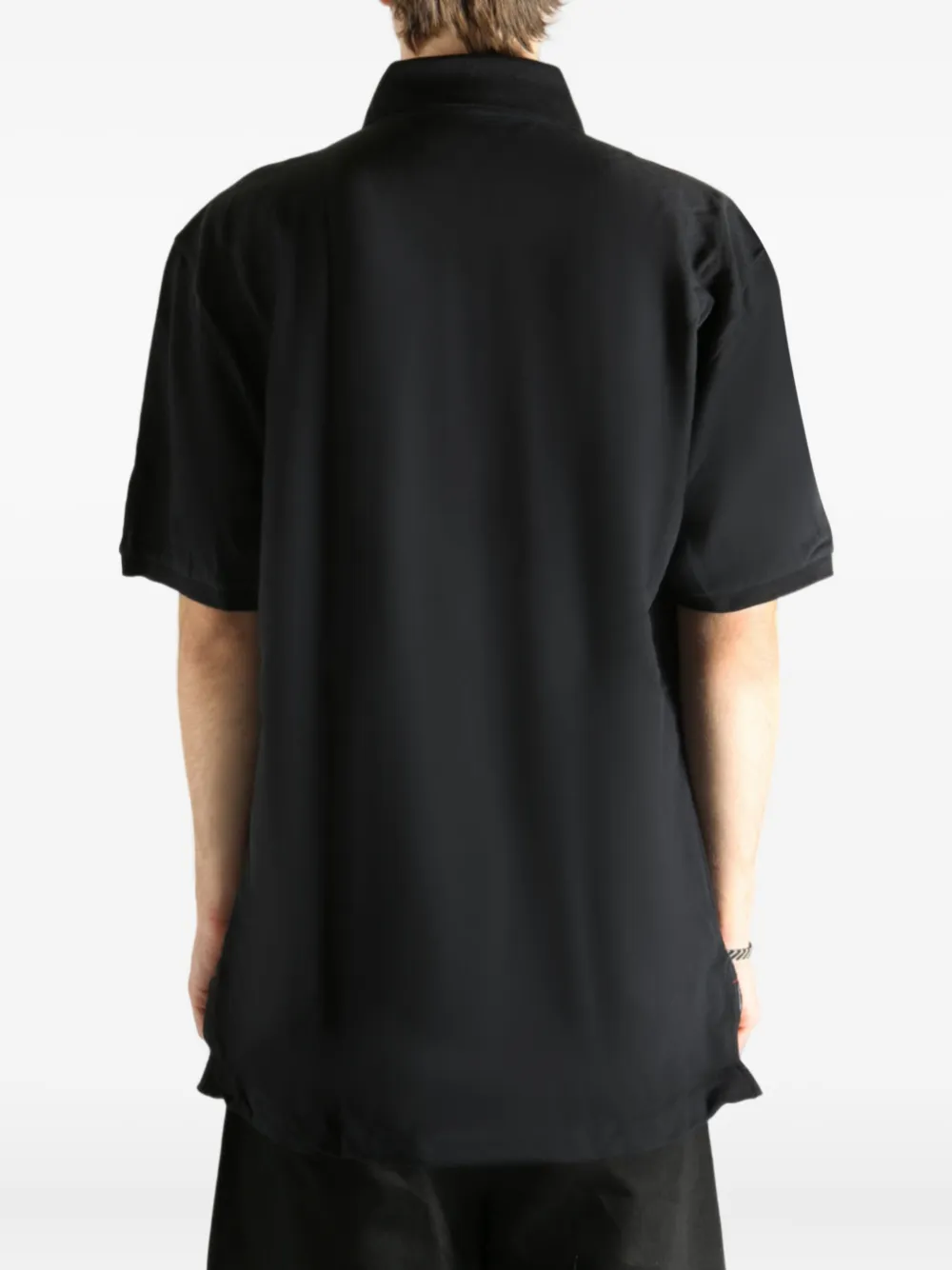 Tommy Hilfiger Poloshirt met knopen Zwart