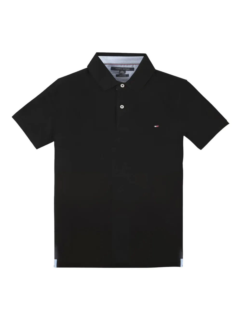 Tommy Hilfiger buttoned polo shirt | Black | Image 1