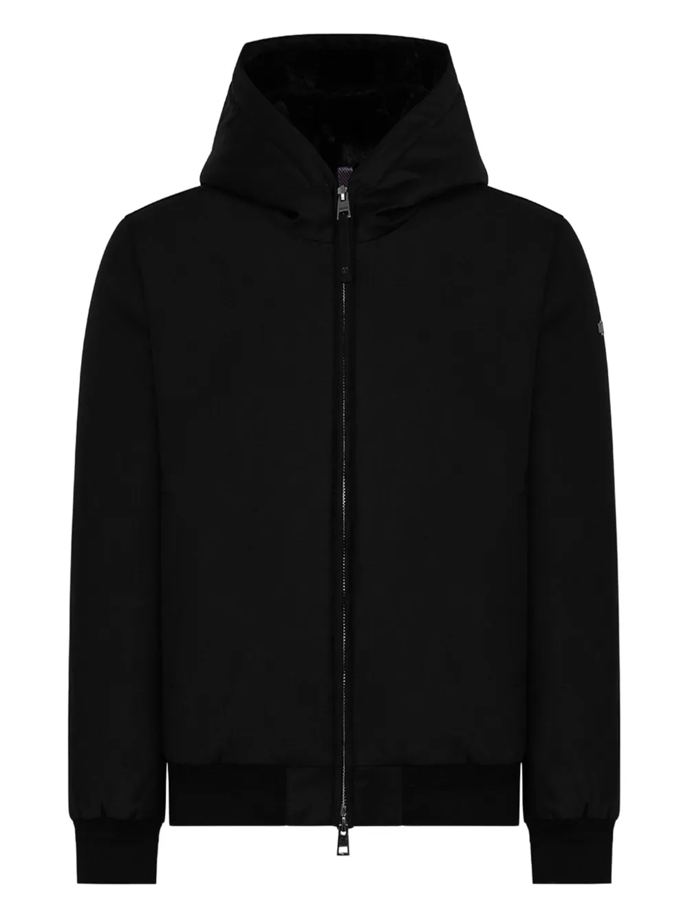 Duno hooded bomber jacket | Black | Image 1