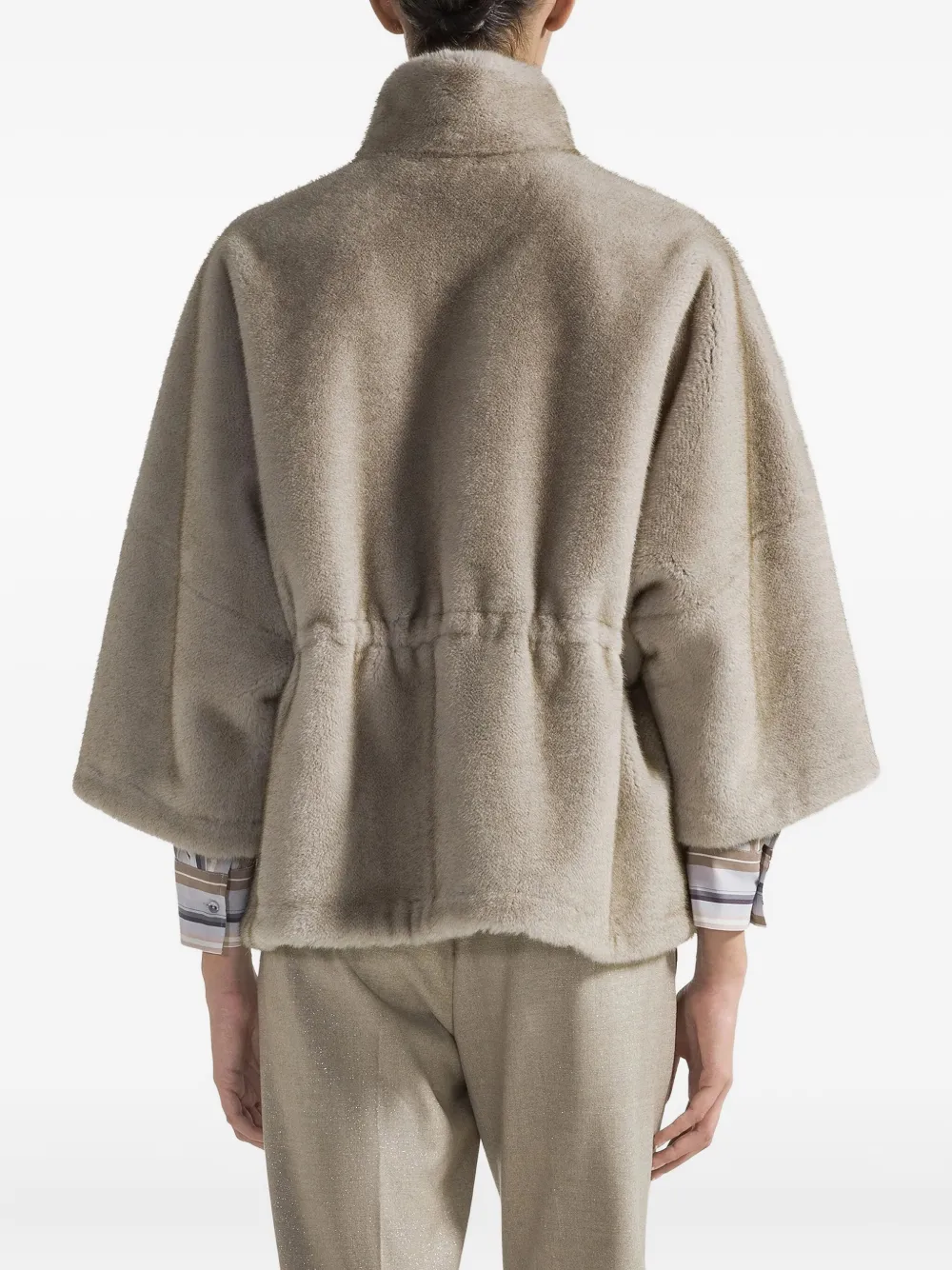 Seventy Jack van imitatiebont Grijs