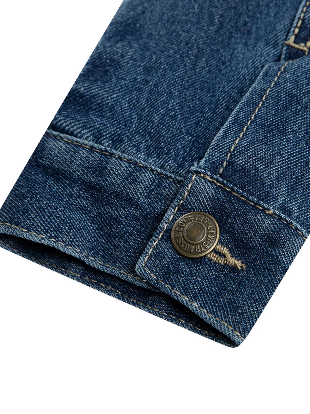  Levi's Kids Button-fastening Corduroy Jacket - Blue 