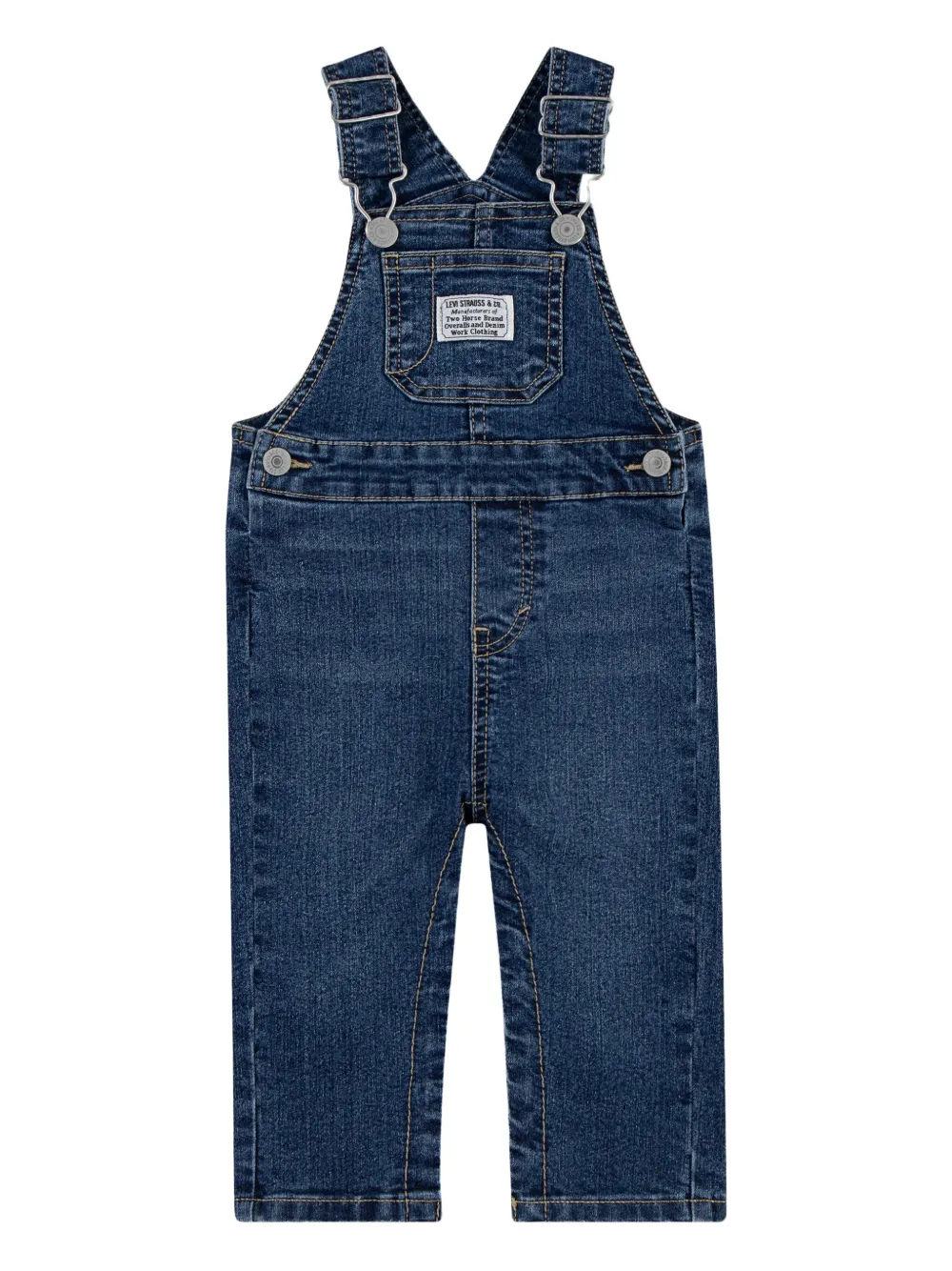 Levi's Kids チェストポケット オーバーオール - ブルー Levi's Kids チェストポケット オーバーオール - ブルー