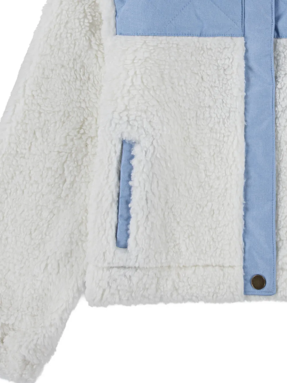 Levi's Kids Gewatteerd jack Wit