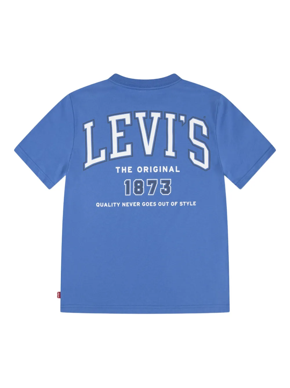 Levi's Logo-detail Cotton T-shirt In Blue