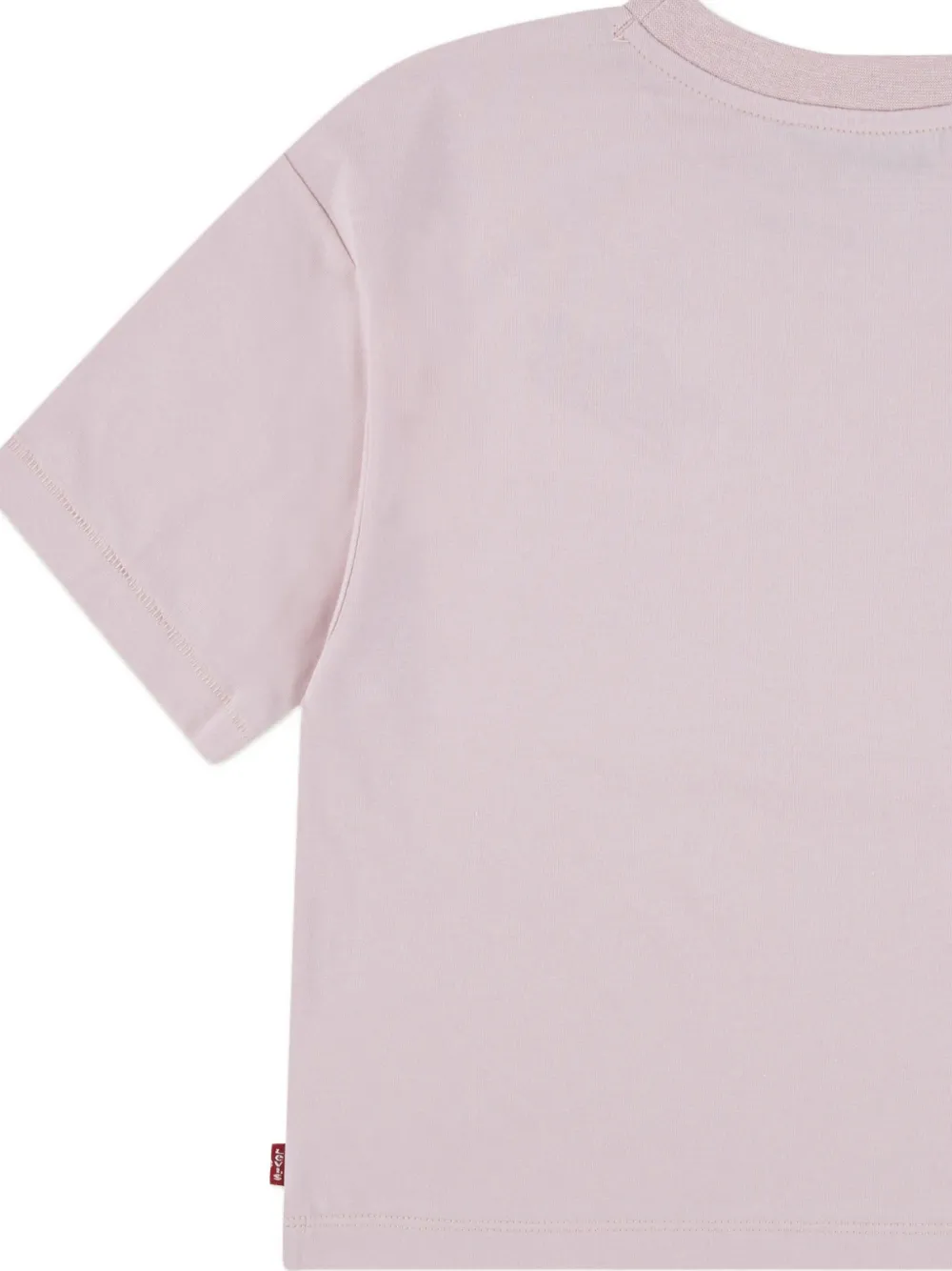  Levi's Kids Embroidered-logo T-shirt - Pink 