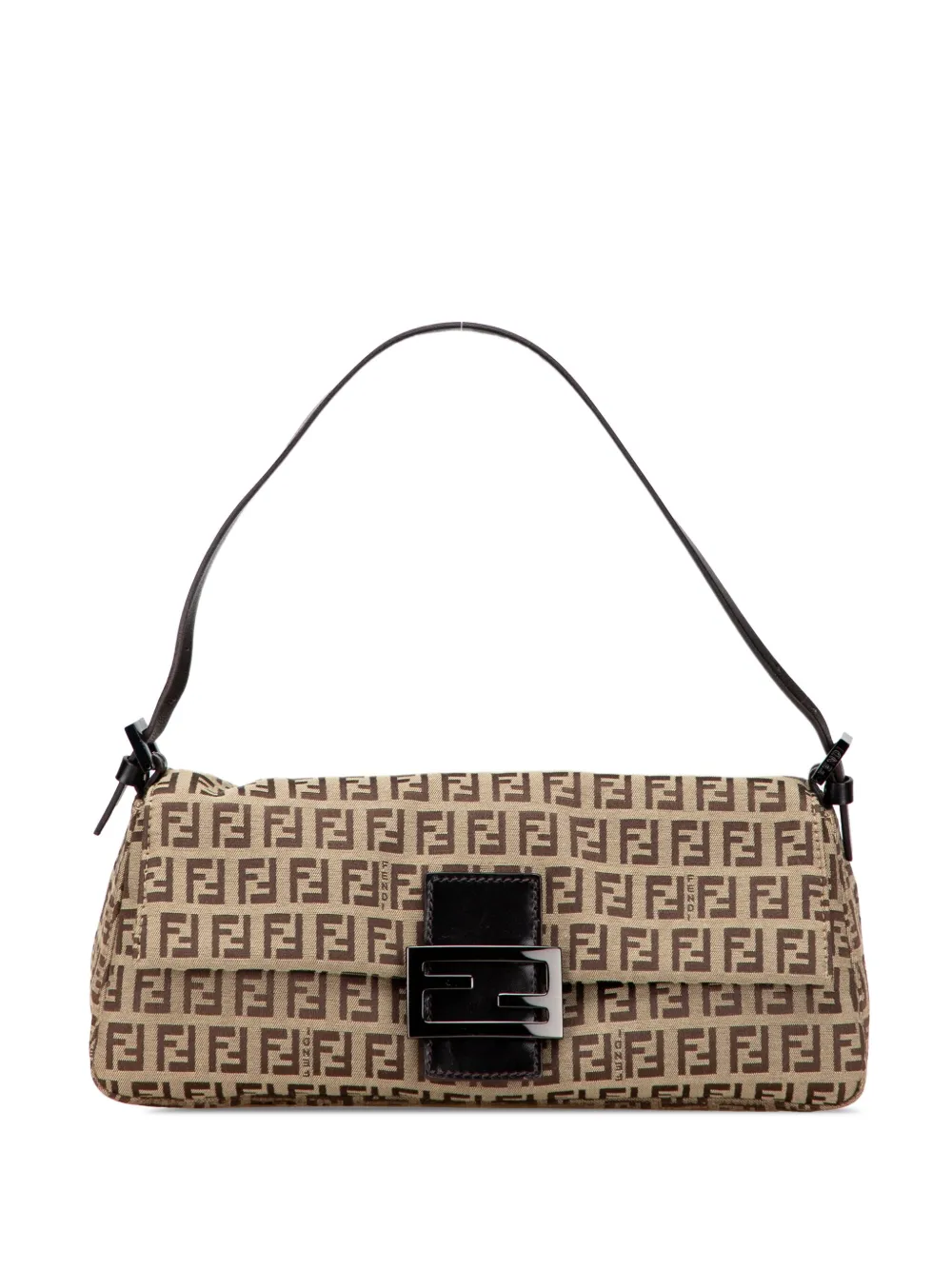 Fendi Pre-Owned 20th Century Zucchino Canvas Baguette shoulder bag | Brown | Image 1