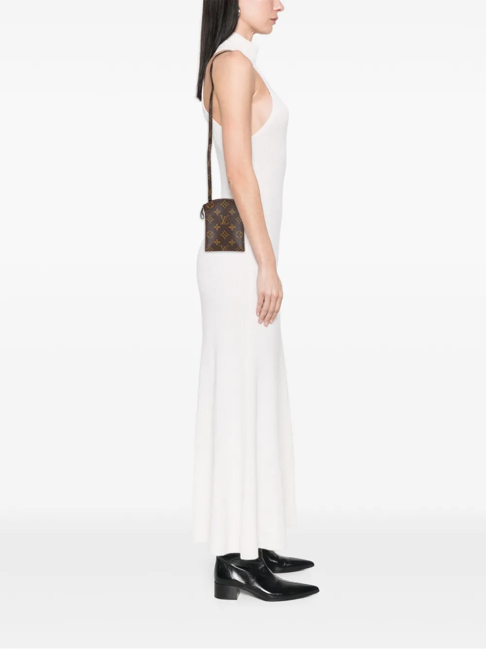 Louis Vuitton Pre-Owned 1988 Monogram Pochette Secret Passport Holder crossbody bag | Pre-Owned | Image 2