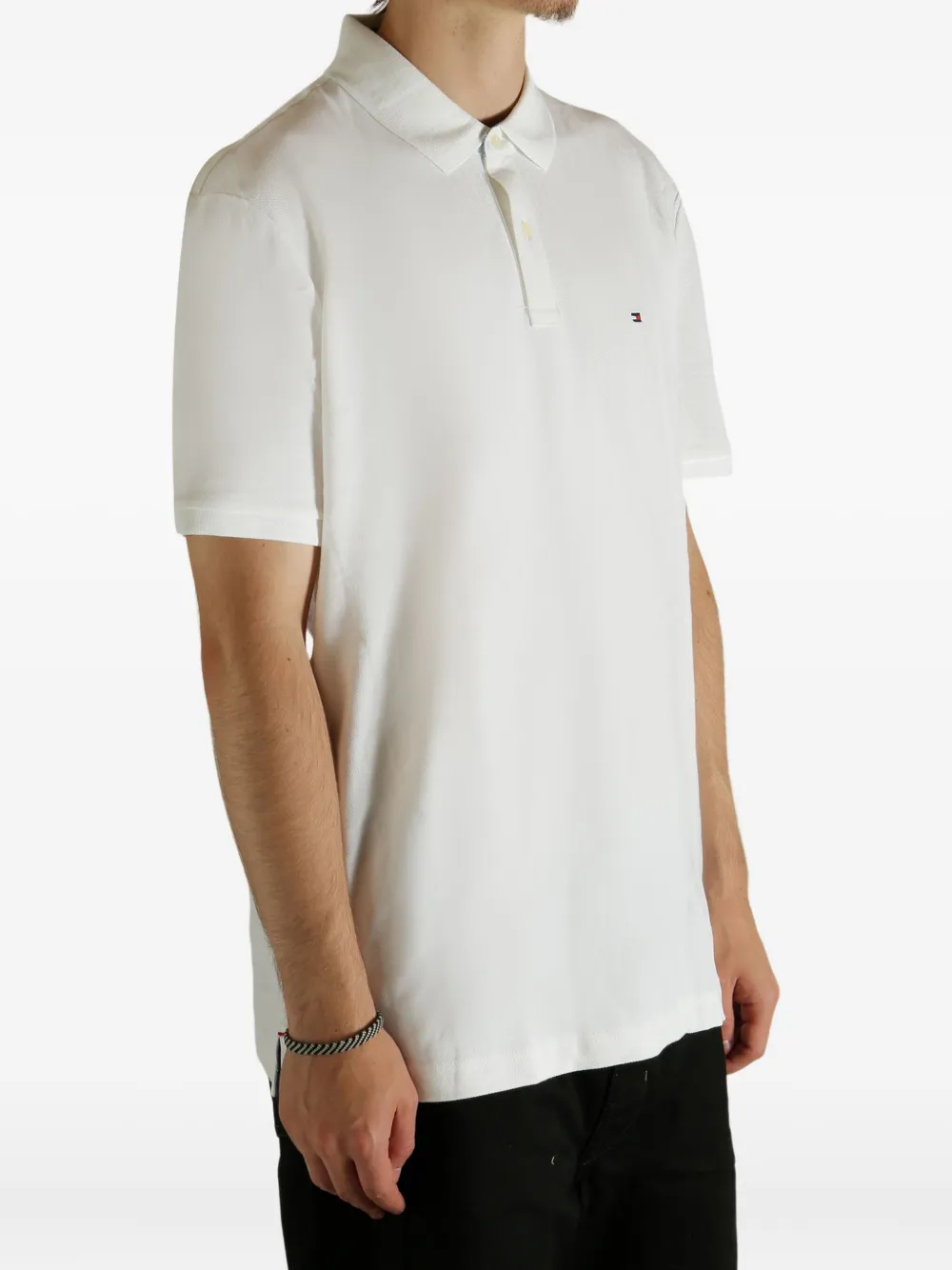 Tommy Hilfiger Poloshirt met knopen Wit
