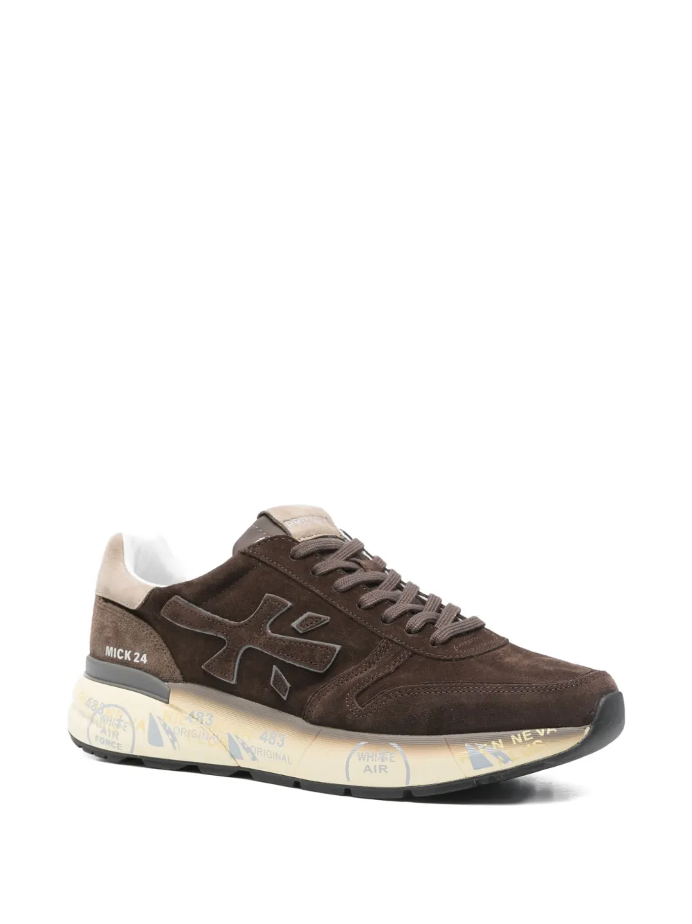 Premiata appliqué mick trainers Bruin