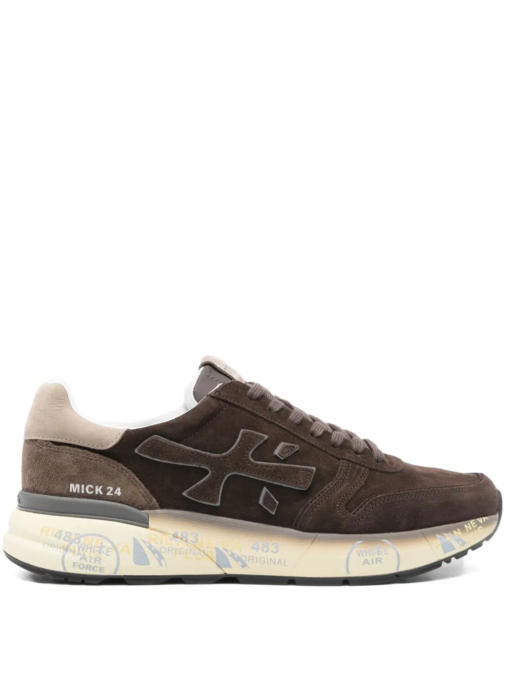 Premiata appliqué mick trainers Bruin