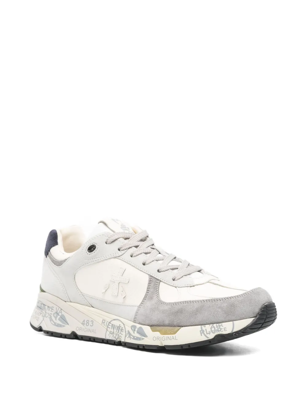 Premiata appliqué-detail Mase sneakers Grijs