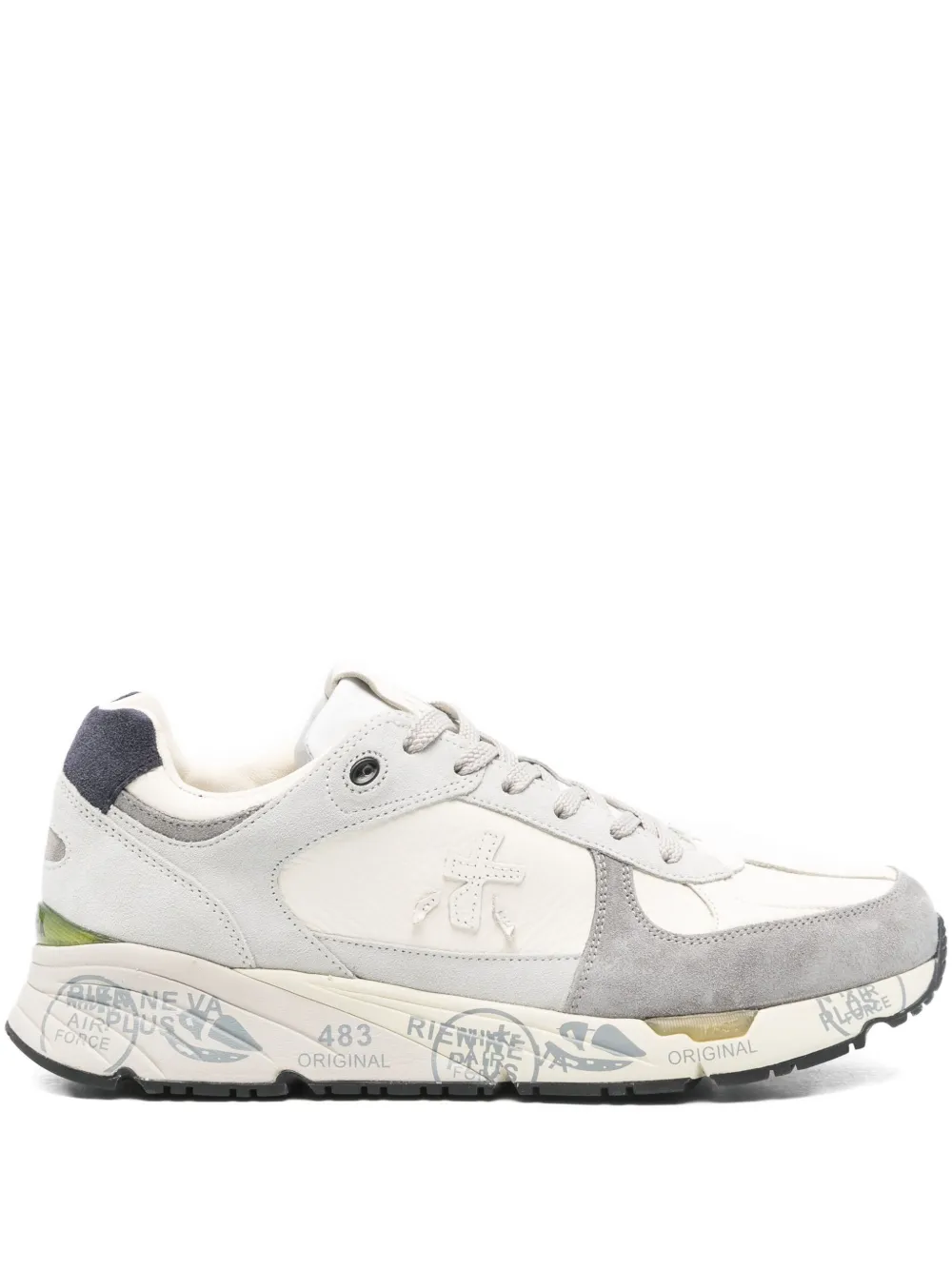 Premiata appliqué-detail Mase sneakers Grijs