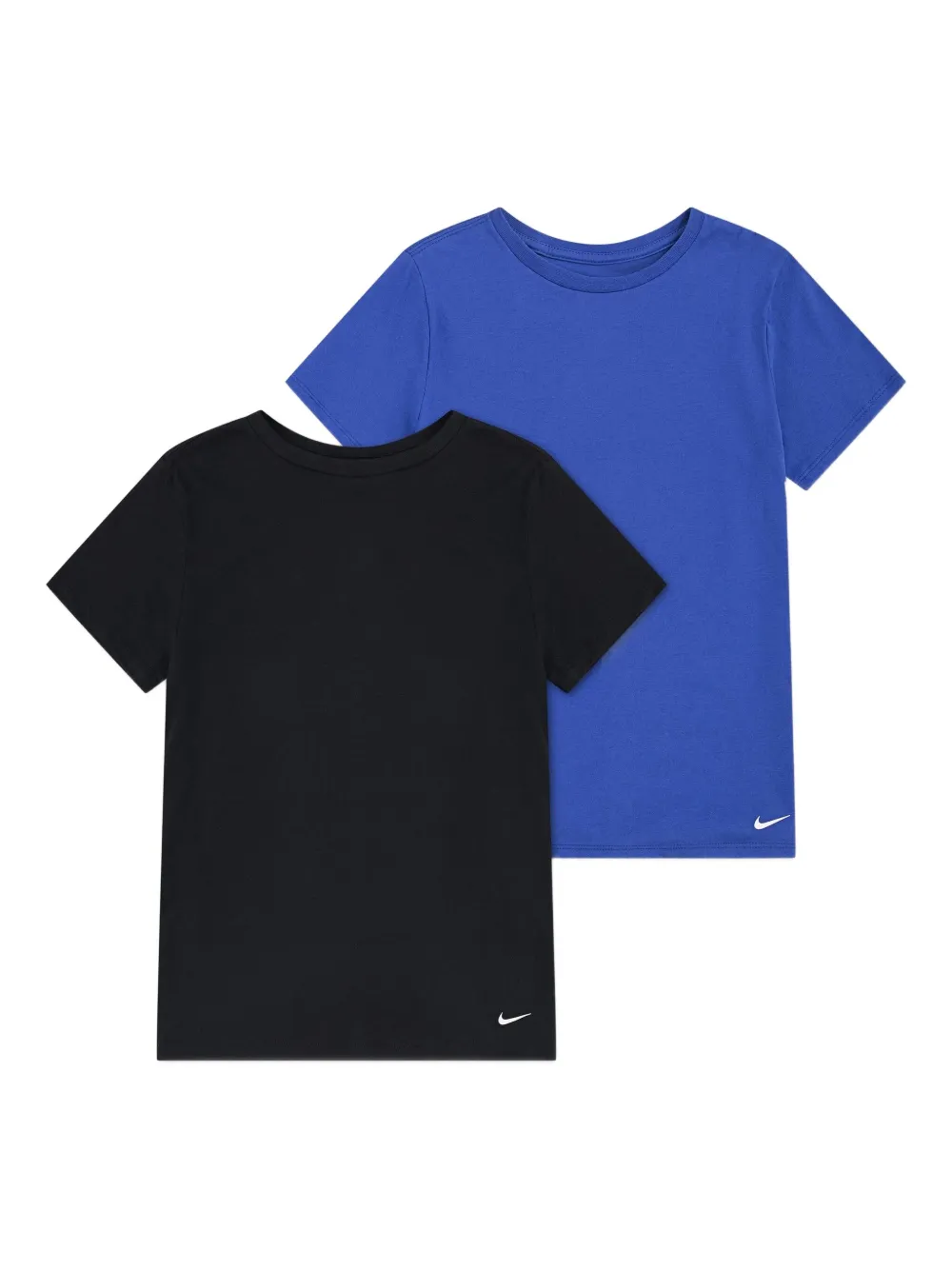 Nike Kids crew-neck logo T-shirt (set of two) - Blu