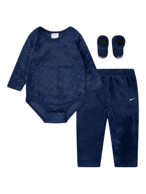 Nike Kids logo-pattern trousers set