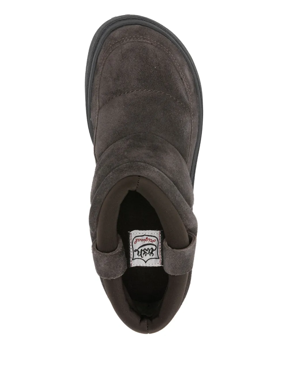 Ash Padded Platform Boots In Brown