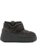Ash padded platform boots - Brown