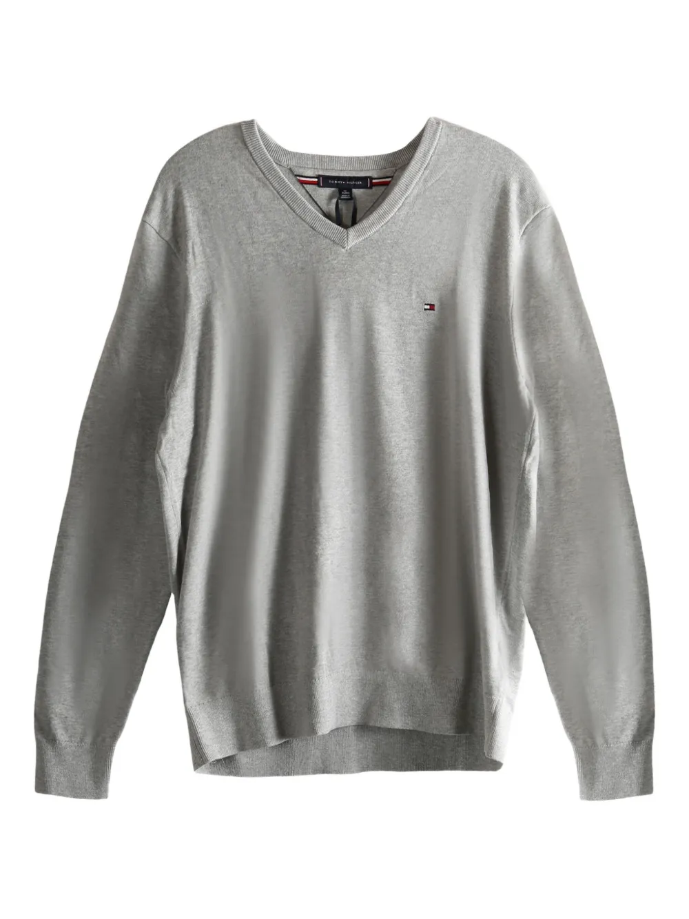 Tommy Hilfiger v-neck MW14745-P01 sweater | Grey | Image 1