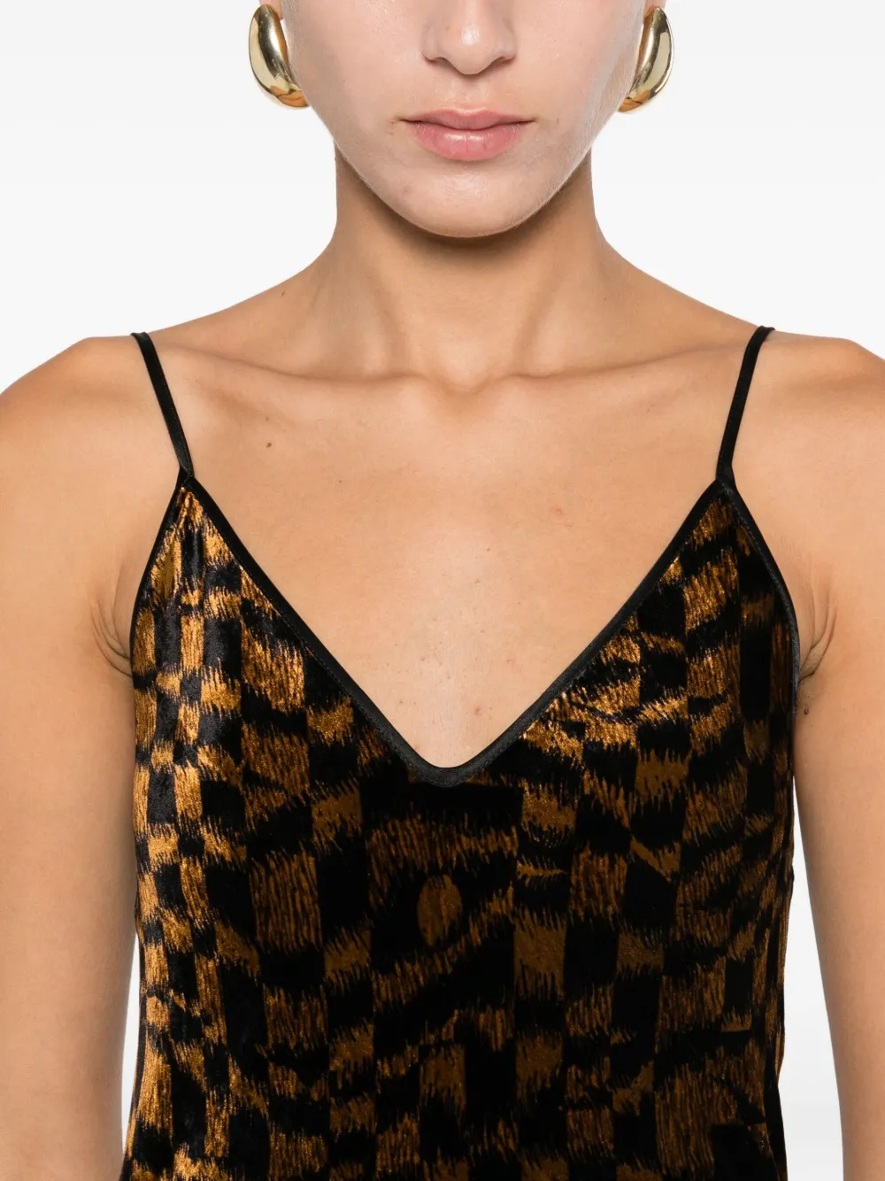 Pierre-Louis Mascia Kanpur jurk Bruin