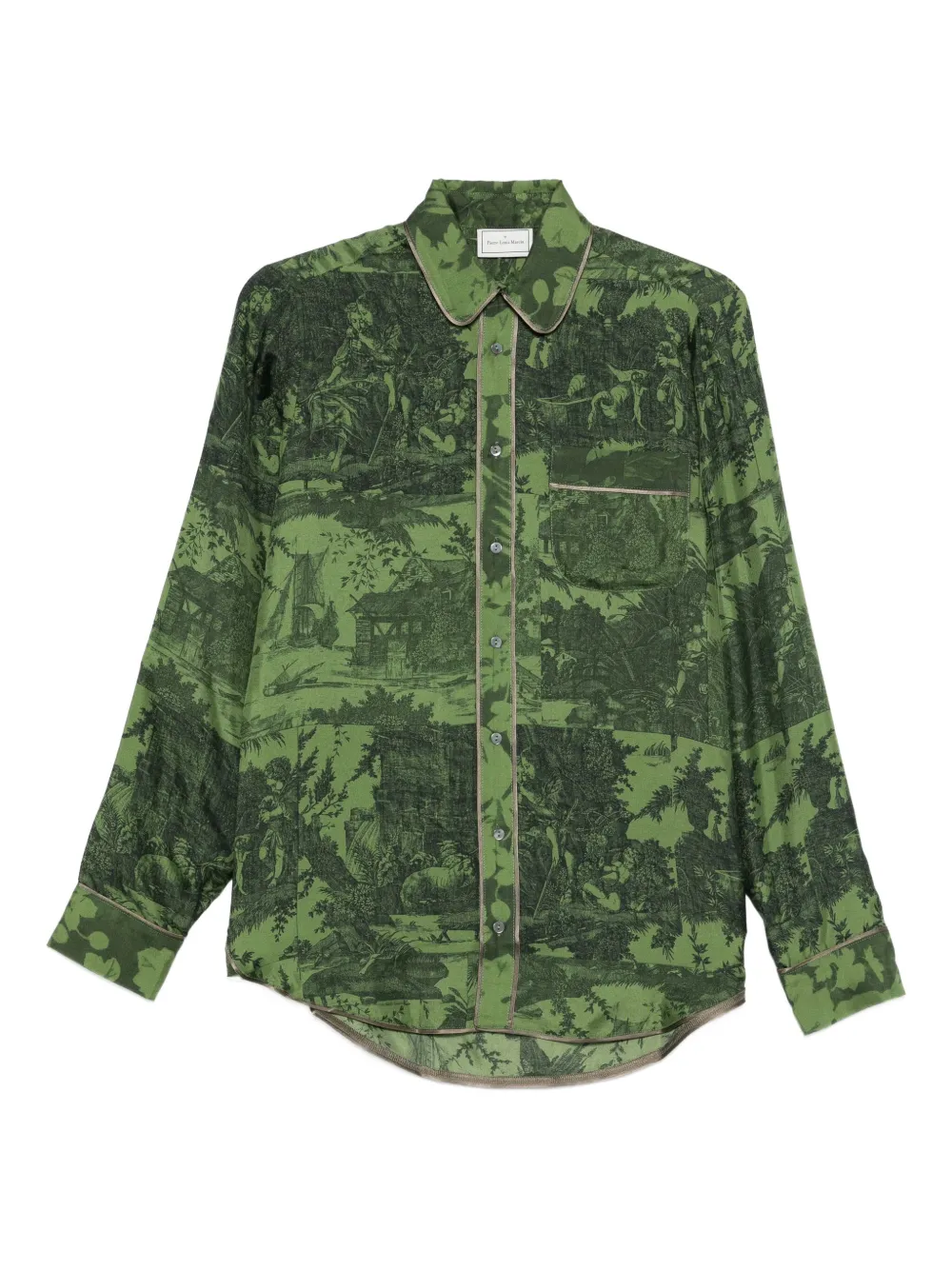 Pierre-Louis Mascia Aloe Gum shirt - Verde