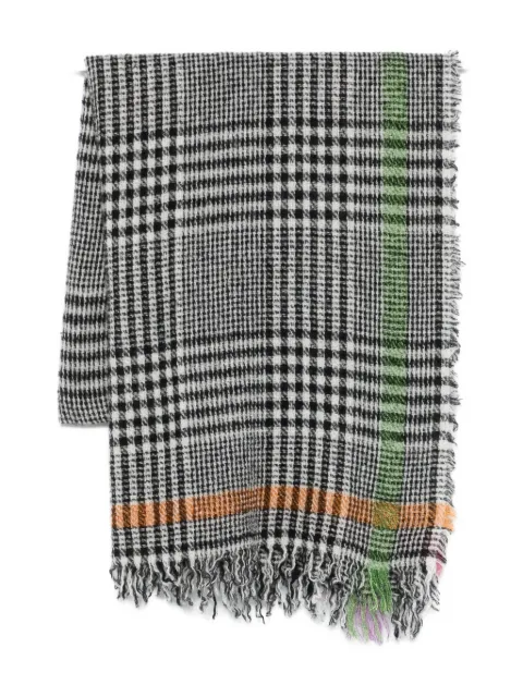 Faliero Sarti Prince of Wales-check scarf