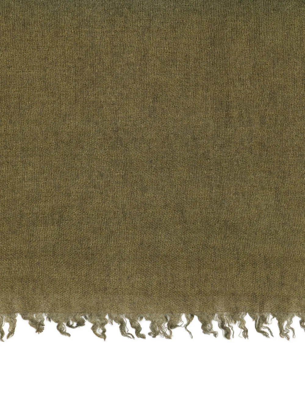 Faliero Sarti Fringed Scarf In Green