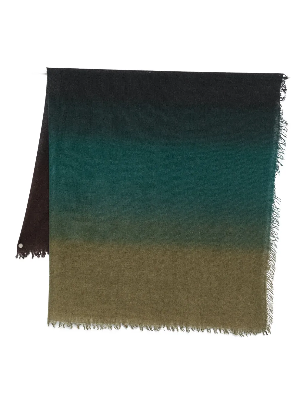Faliero Sarti Fringed Scarf In Green