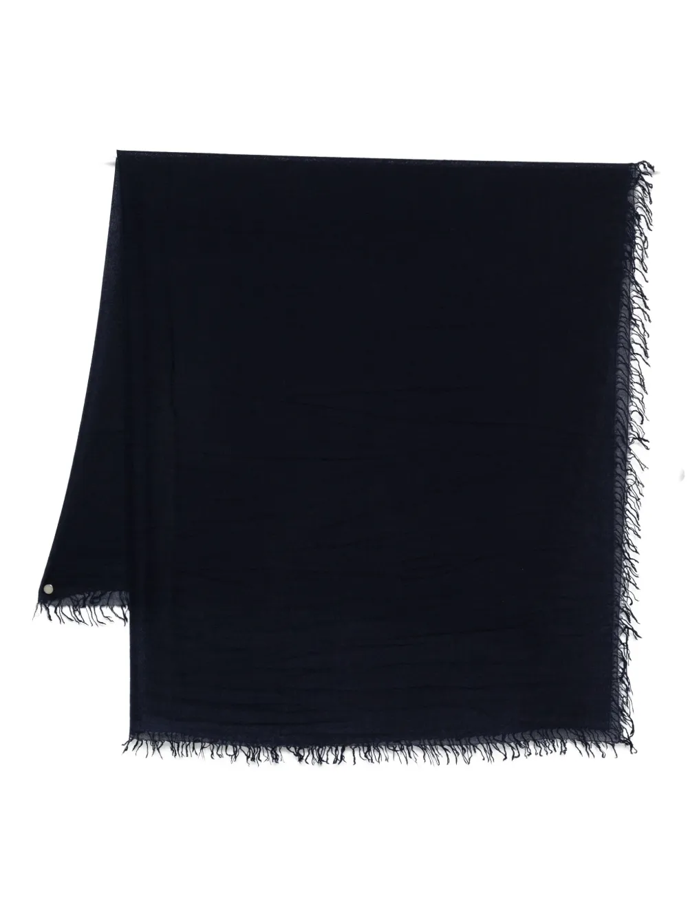 Faliero Sarti fringed scarf - Blu