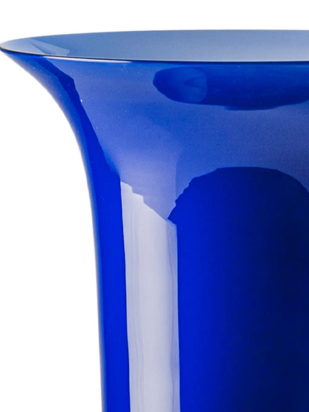 Venini Flared Vase In Blue