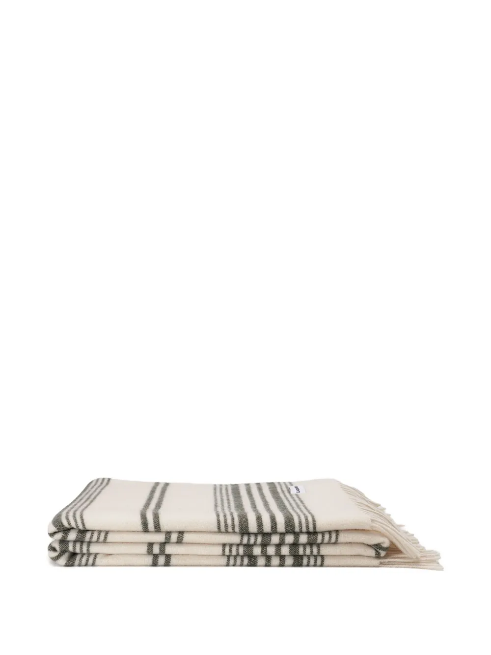Lagomoro Gila Virgin Wool Blanket (180cm X 135cm) In White