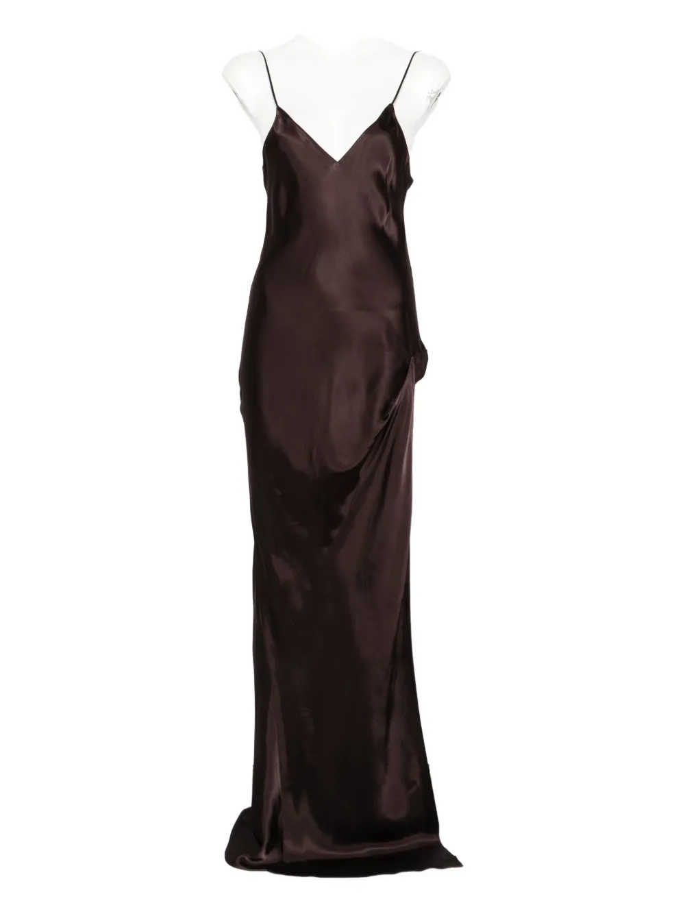 VETEMENTS spaghetti-strap dress - Marrone