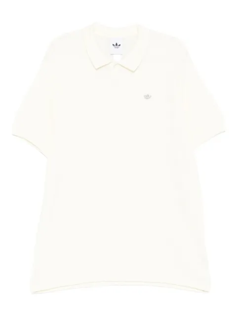 adidas playera tipo polo con placa del logo
