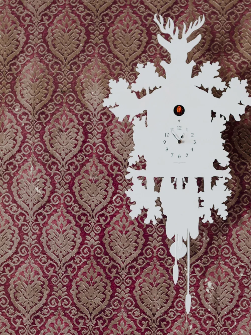Domeniconi Cucú Clock In White