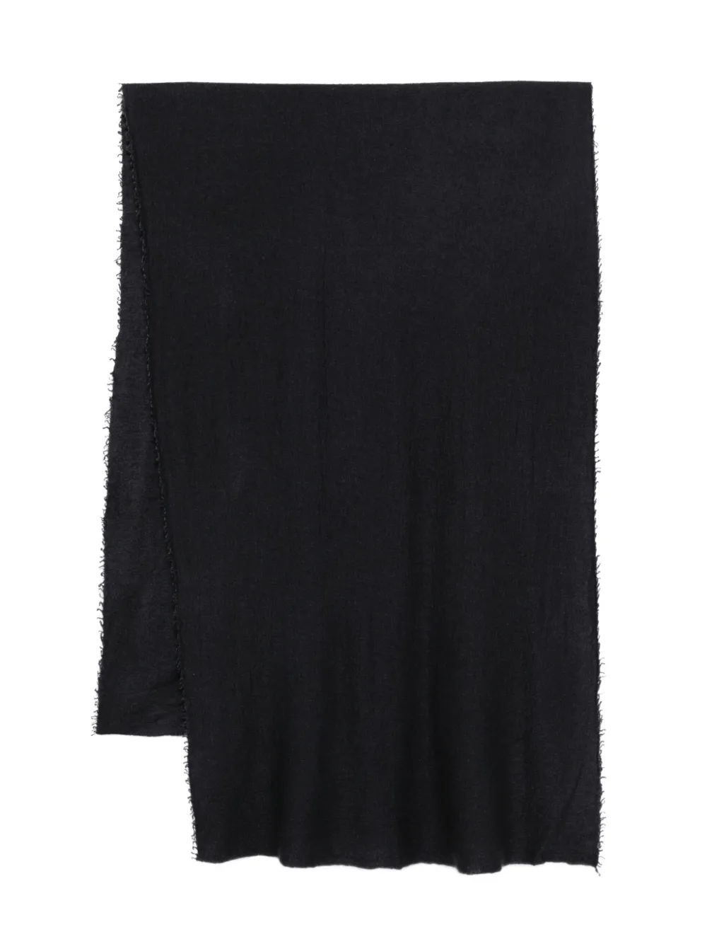 Faliero Sarti frayed scarf | Black | Image 1