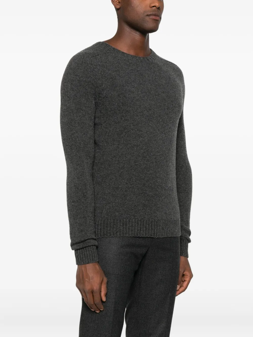  Arovescio Crew-neck Sweater - Grey 