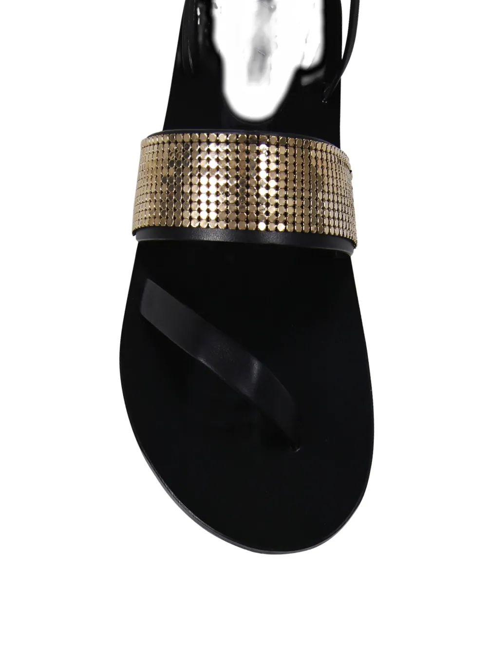 Kate Cate Ayda Lace-up Embellished Sandals In Black