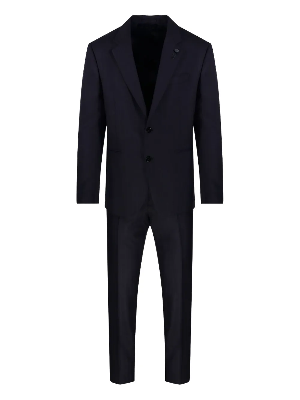 Lardini notched-lapel suit | Black | Image 1
