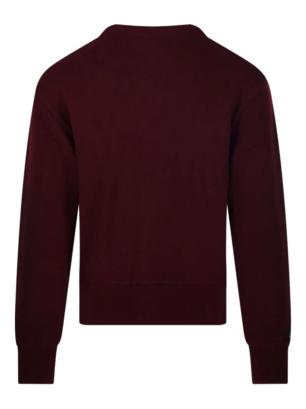 Dunst Crest-embroidered Cardigan In Red