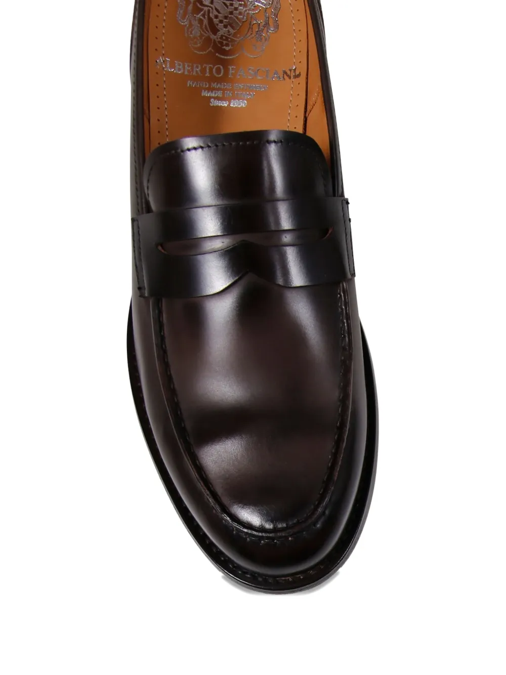 Alberto Fasciani Loafers met vlakken Bruin