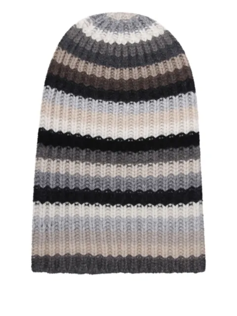 HURRAY gorro tejido de canalé con rayas
