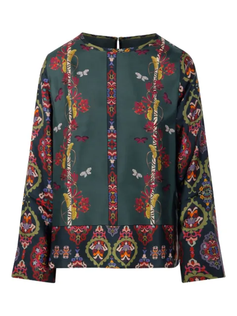 Franco Ferrari blusa con mariposas estampadas