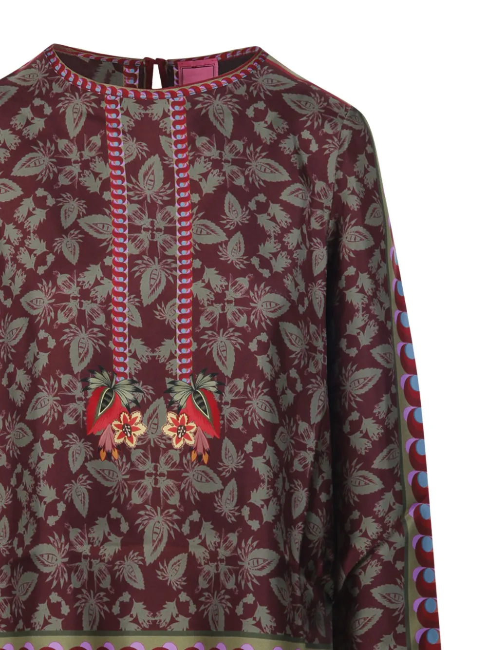 Franco Ferrari Aloe Blouse In Red