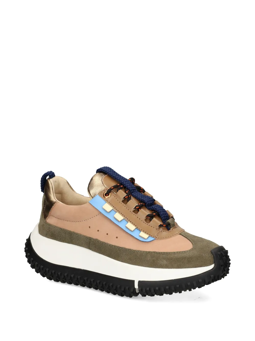 4CCCCEES Leren sneakers - Bruin