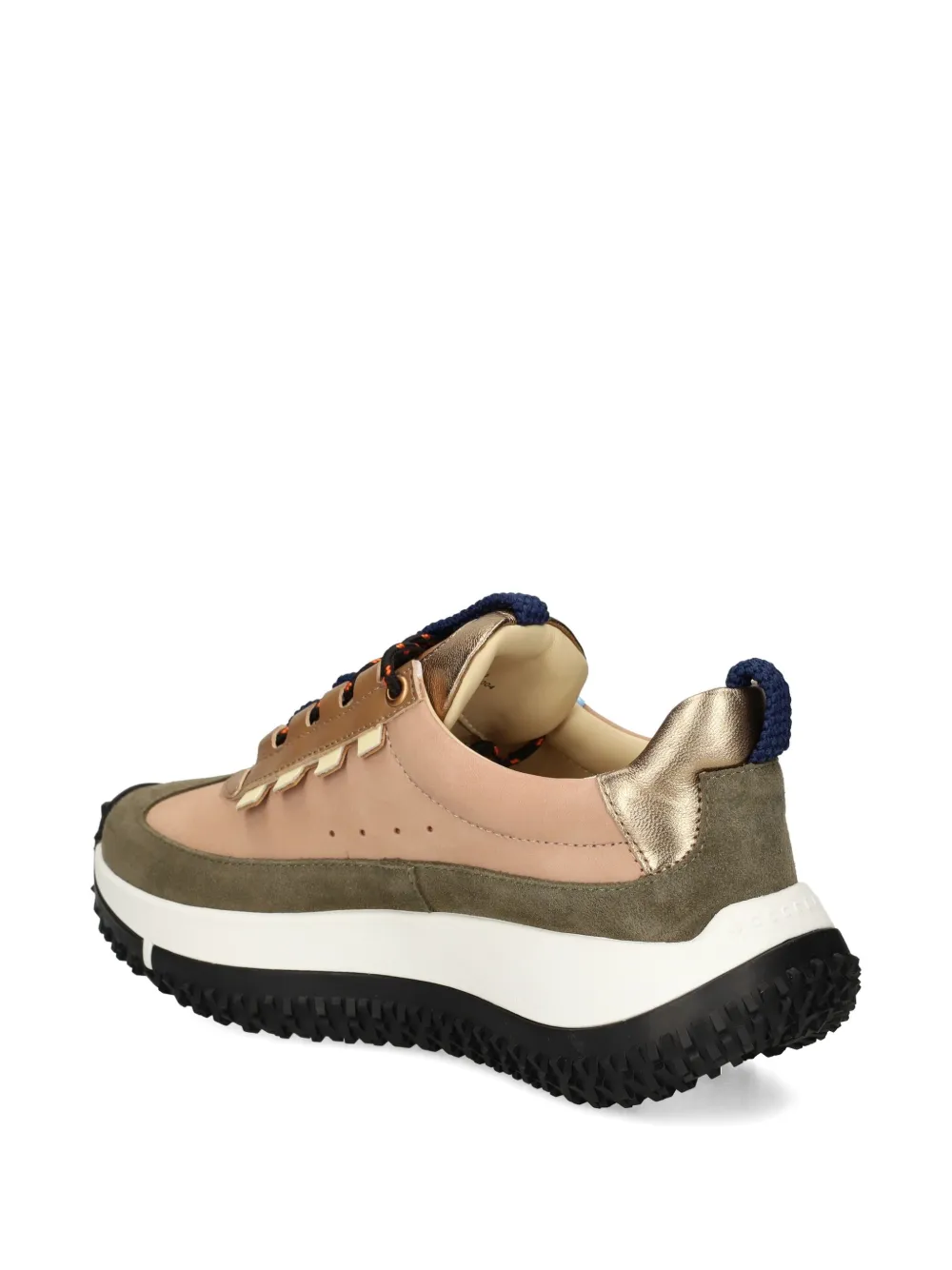 4ccccees Panelled-design Leather Sneakers In Multi