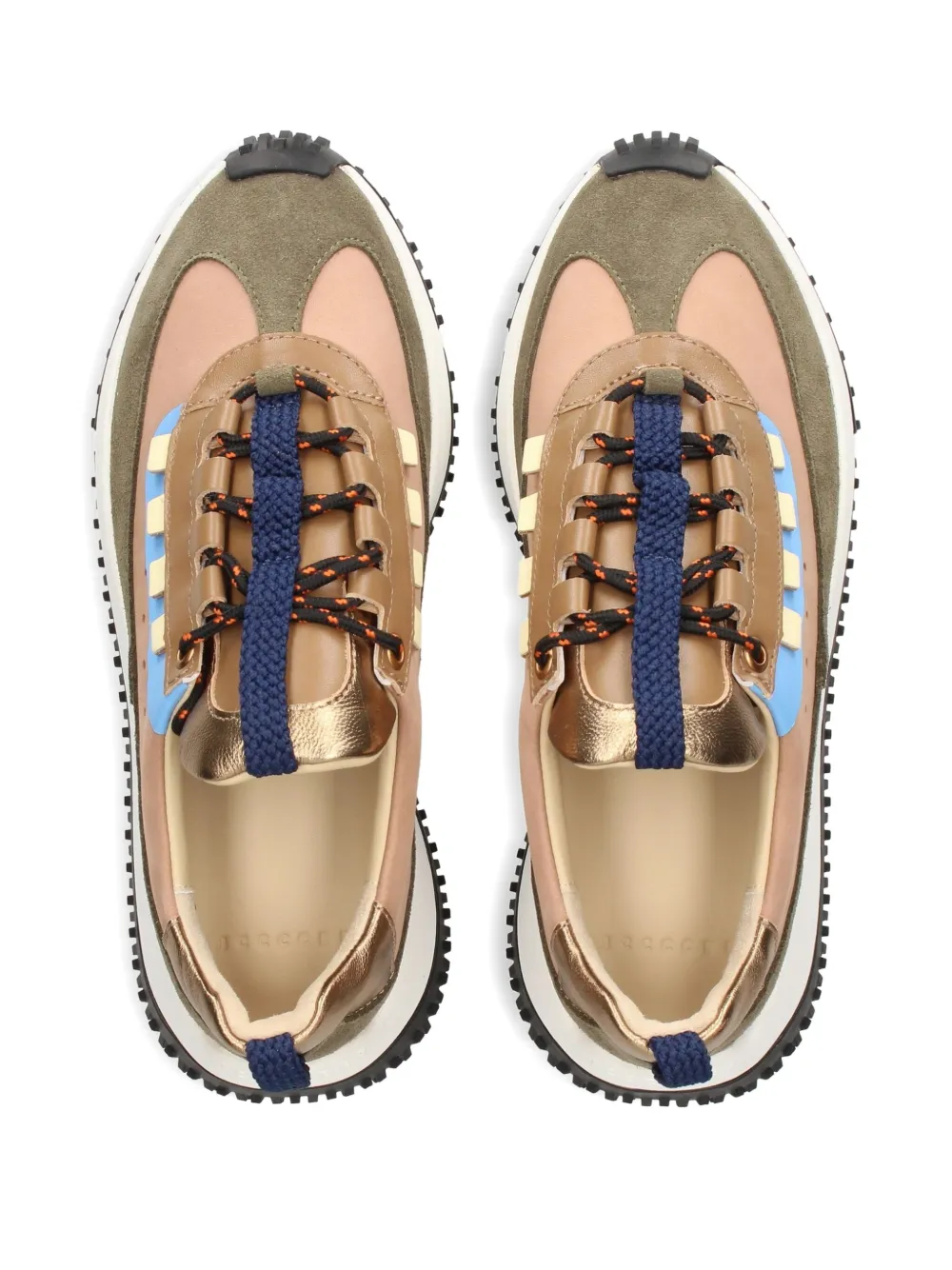 4ccccees Panelled-design Leather Sneakers In Multi