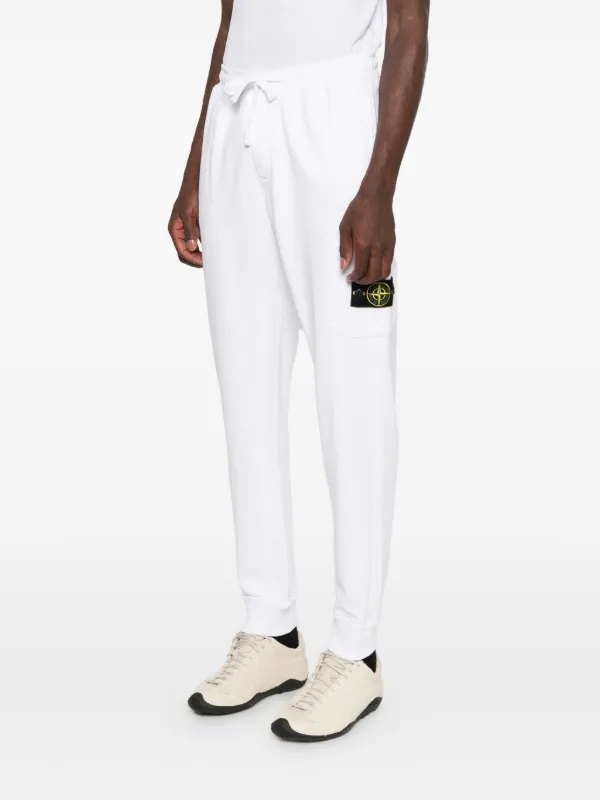 Stone Island ドローストリング パンツ | ホワイト | FARFETCH JP