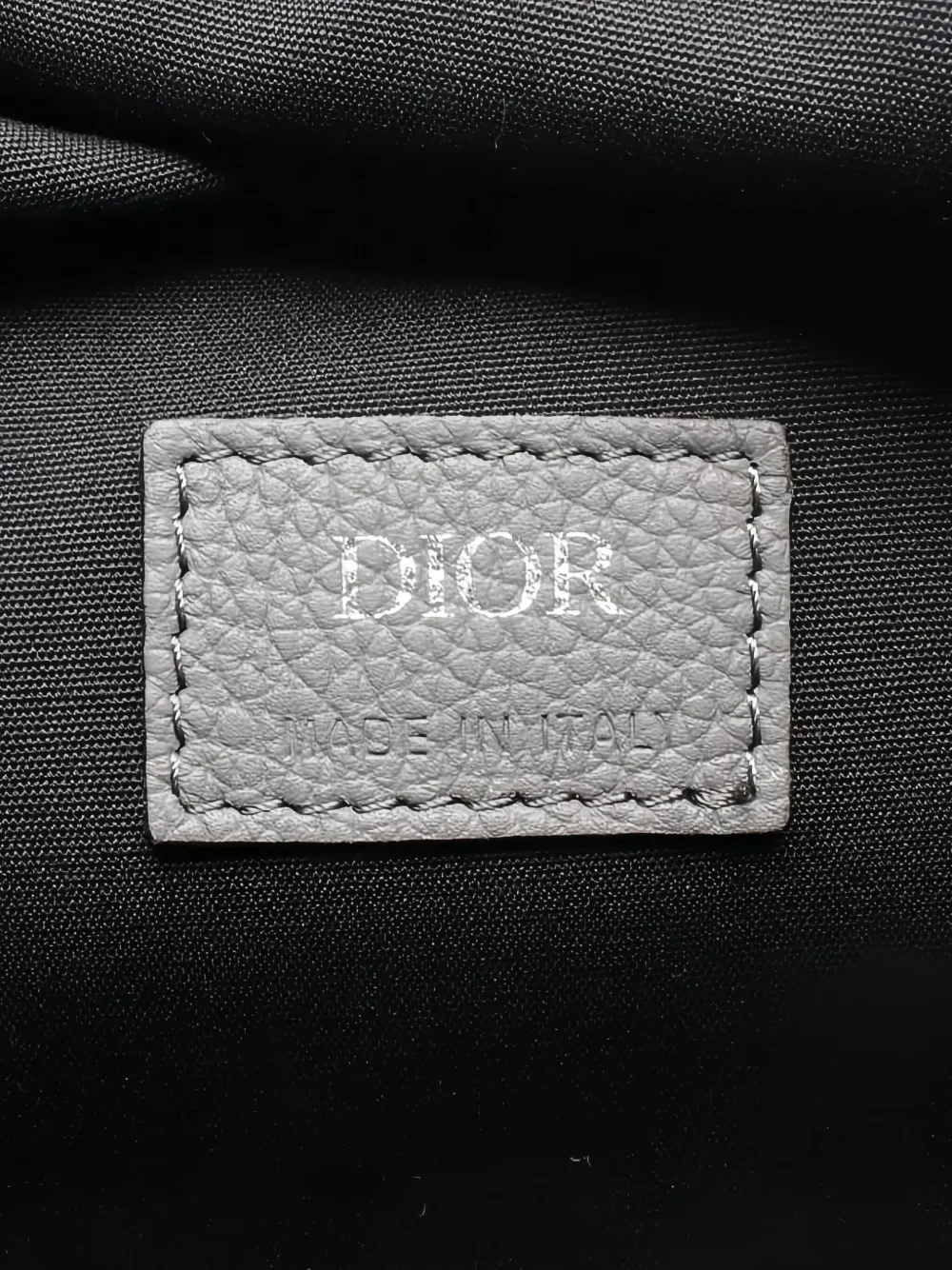 Monogram-Pattern Leather Bag