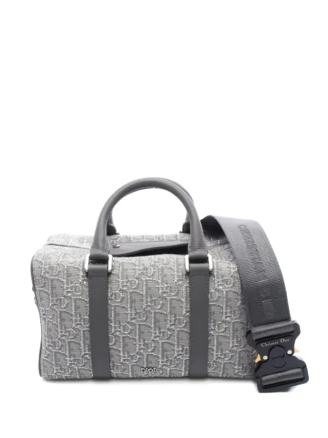 Christian Dior Pre-Owned monogram-pattern leather bag