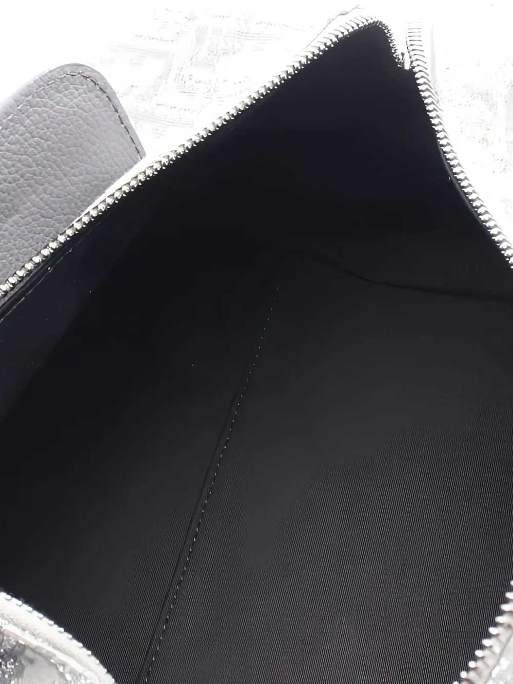 Monogram-Pattern Leather Bag