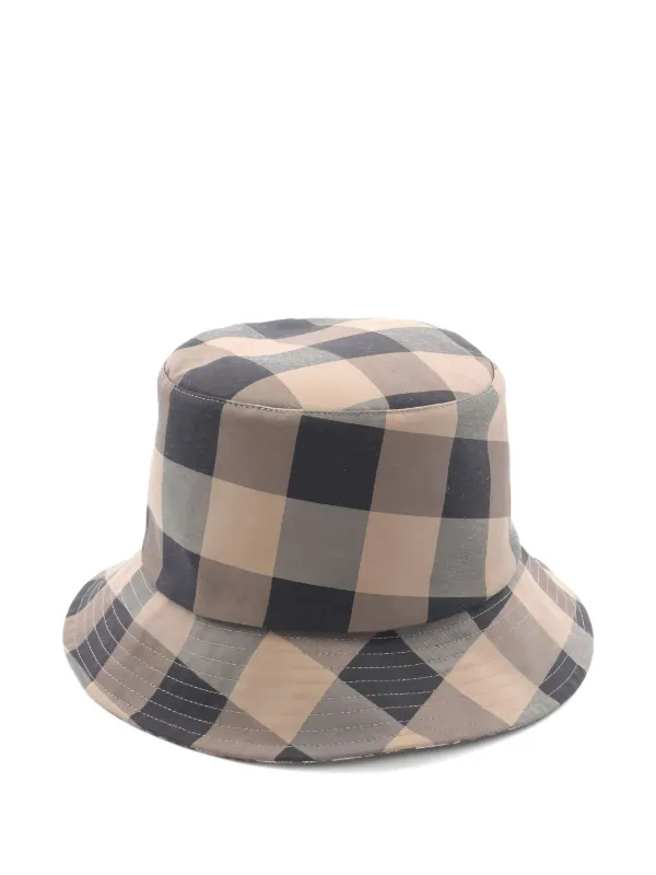 Christian Dior Pre-Owned チェック バケットハット Christian Dior